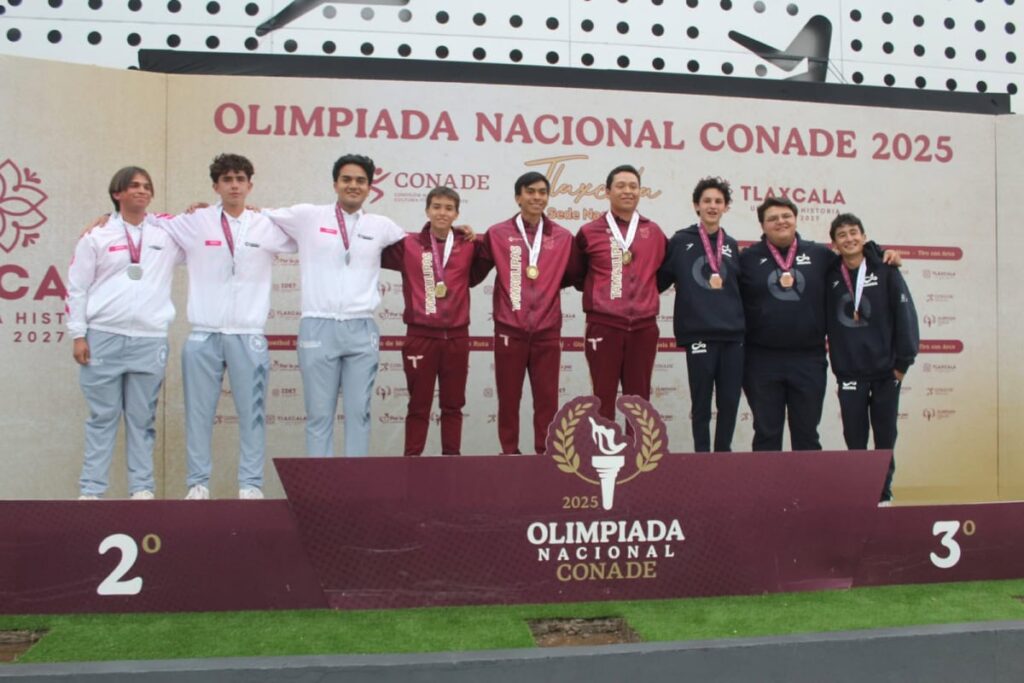 Obtiene Tamaulipas nueve medallas en tiro con arco durante la Olimpiada Nacional 2025